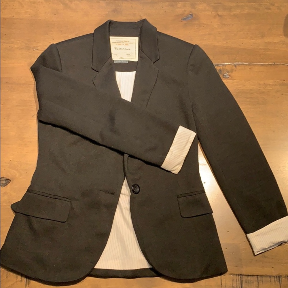 Anthropologie Cartonnier Size S Black Blazer